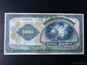 ►►►1000 korún Československých r. 1932 séria B◄◄◄