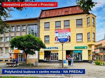 Prenájom - komerčné priestory - centrum mesta Prievidza