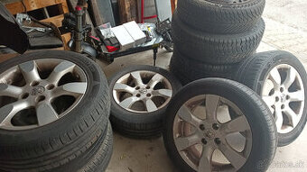 Original Peugeot hlinikove disky R16 s pneu 205/55 R16 letne