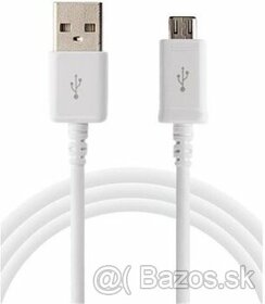 Samsung EP-DG925U, 1.2m biely datový+nabíjací microUSB kábel