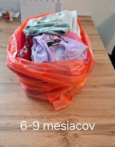 Mix oblečenia 6-9 mesiacov