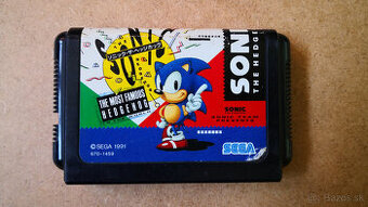 SEGA Megadrive JP hra - Sonic The Hedhehog 1 (1991)