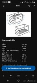 Posteľ Kura ikea