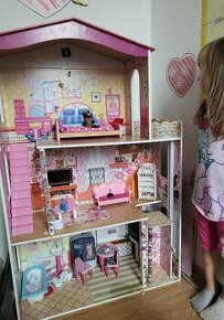 Obrovský top Barbie dom s množstvom príslušenstva a pridám B - 1