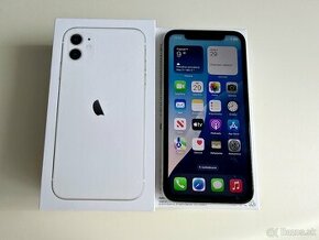 Apple iPhone 11 64GB White,Baterka 100% - 1