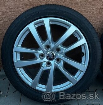 5x112 R17 6J ET48 Škoda + 205/50 R17 letné