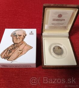 2 EURO Vatikán 2023  PROOF- Alesandro Manzoni - 1