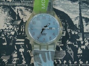 Hodinky SWATCH  vyrobené na zákazku k  175.výročiu.