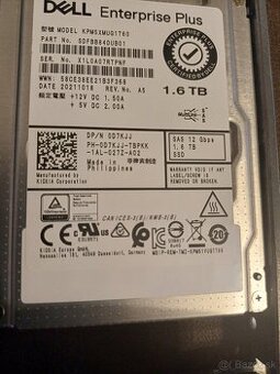 Dell SAS SSD 2.5" 1,6TB nový disk pre server - 1