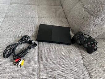 Playstation 2 slim +ovládač +hra