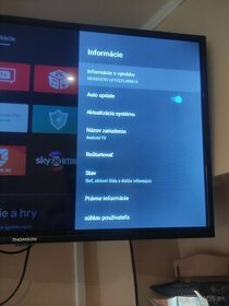 Android tv Thomson 82cm uhlopriecka