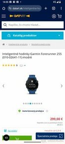 Predám hodinky Garmin Forerunner 255 (010-02641-11) mo - 1