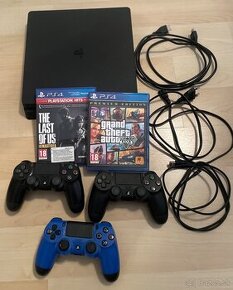 Playstation 4 slim 500gb s príslušenstvom