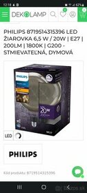 Philips Modern Led 20w stmievateľná