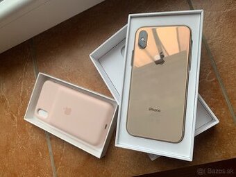 IPHONE XS GOLD 64gb + smart battery case