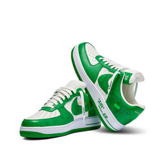 Louis Vuitton x Nike Air Force 1 Green - 1