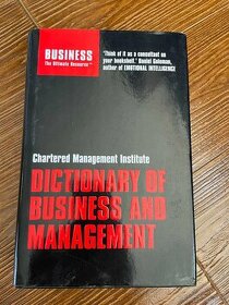 DICTIONARY OF BUSINESS AND MANAGEMENT