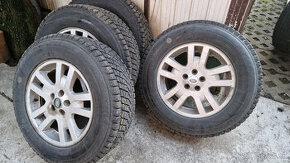 Disky 5x108 R17 63,4 + pneu zimne 235/65/17 SUV