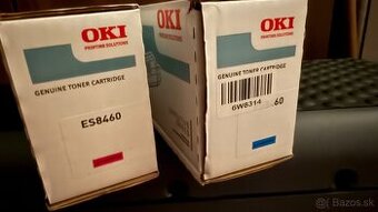 OKI ES8640 MFP - tonery magenta / cyan nové