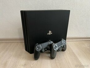 PREDAM PLAYSTATION 4 PRO + 2 OVLADACE + HRY/ TOP STAV