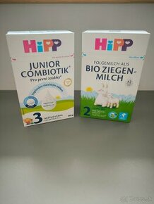 Mlieko HiPP combiotik 3 a HiPP kozie mlieko 2