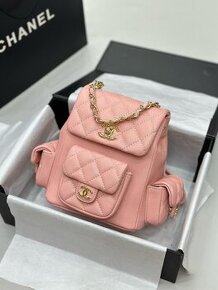 CHANEL batoh full box ruzovy