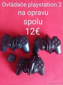 Ovládače playstation 2 na opravu.