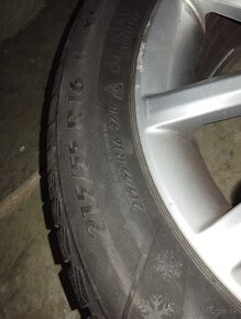 Zimné pneu 215/55R16 na diskoch 6,5Jx16H2 ET50