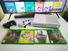 XBOX ONE S 1TB / 2X OVLÁDAČ / HRY