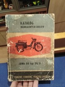 Katalóg náhradných dielov jawa 50 pionier typ 20,21