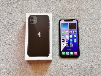 iPhone 11 64GB, Black, NOVÁ BATERKA