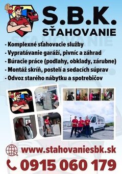 Sťahovacie a vypratávacie služby na mieru