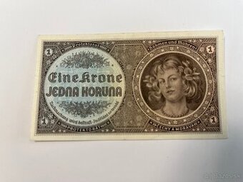 Jedna Koruna Protektorát | 1940 Rôzne série - 1