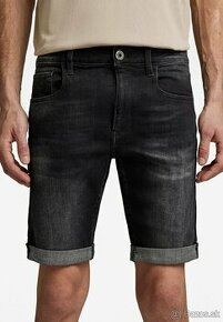 panske riflove sortky, kratasy G-STAR RAW 3301 velkost W35 - 1