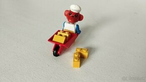 Lego 3714 Pracovník s fúrikom (Fabuland 1985)