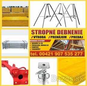 Stropne debnenie - stlpov - 1