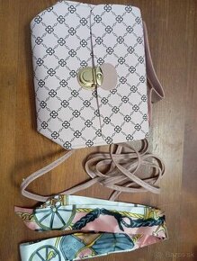 Dievčenská kabelka ružová crossbody