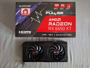 SAPPHIRE PULSE Radeon RX 6650 XT v záruke