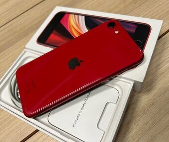 iPhone SE 2020 64GB red - 100% batéria