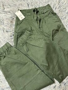 Zelene nohavice jogger XS - 1