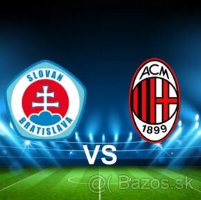 Slovan - Ac Milano Liga Majstrov