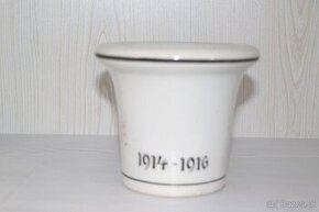 Velký patriotický Hmoždíř – porcelán Rakousko  1916 b