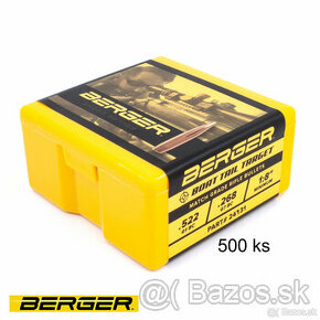 strely  Berger 6mm (.243),7,00 g / 108gr. BT Target (bal. 50