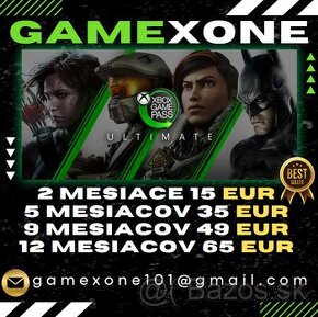 Xbox Game Pass Ultimate 2/5/9/12 mesiacov - NAJLEPŠIA CENA