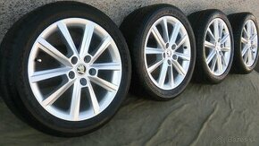 orig el 5x112 r17 Škoda  model " Teron " + letné 225/45 r17