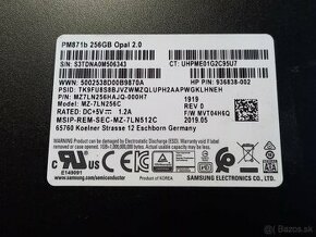 256GB SATA SSD Samsung 2,5"