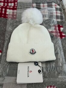 Dámska biela čiapka Moncler - 1