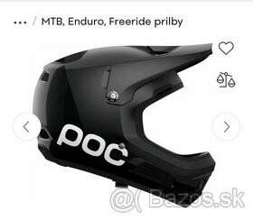 Enduro prilba POC fullface, Pumptrack - 1