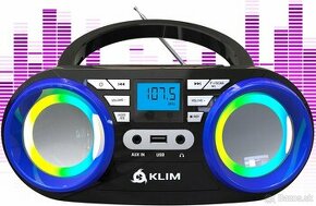 Prenosný audio prehrávač KLIM B3 Boombox - Bluetooth/CD/FM