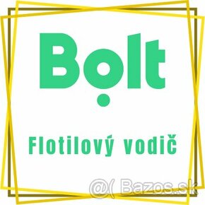 Vodič taxi vo flotile Bolt, Košice